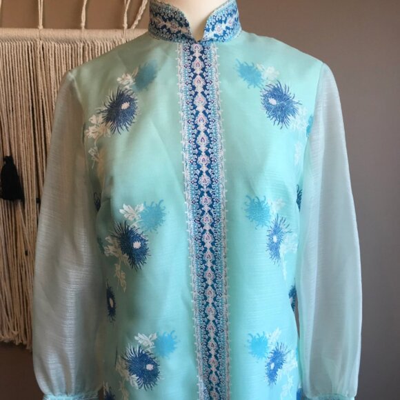 Vintage 1960s Hawaiian Dress Alfred Shaheen - Picture 3 of 6